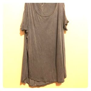 Grey/Blue long open sleeved shirt